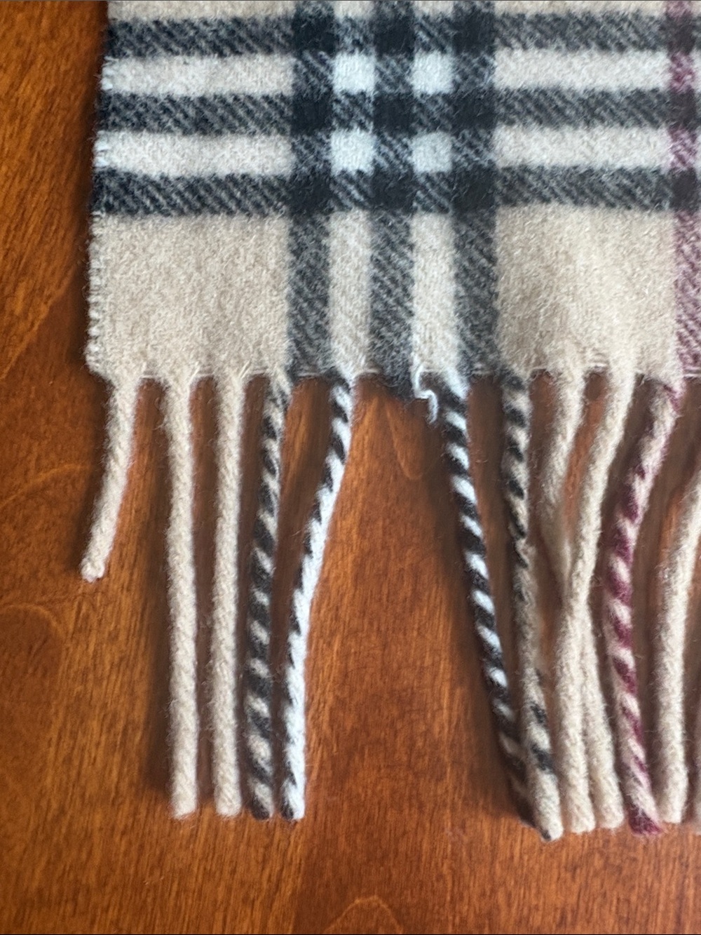 Vintage Burberry Classic Nova Check Pattern Scarf - Picture 4 of 6